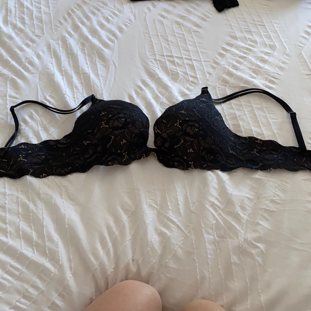 Very Sexy Push Up Black Lace Bra